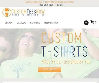 Customteesnow.com(Custom T) Screenshot