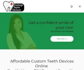 Customteethdevices.com(Buy Hawley Retainers Online (Choose colors & designs)) Screenshot