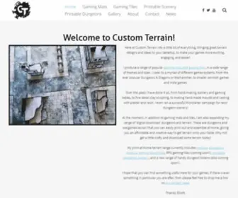 Customterrain.net(Custom terrain and scenery for Warhammer) Screenshot