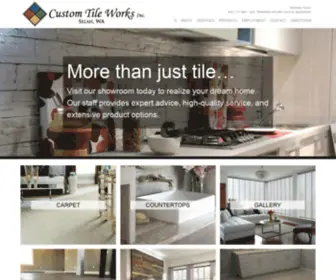 Customtileworkshome.com(Custom Tile Works) Screenshot