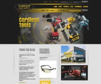 Customtoolsupply.com(Custom Tool Supply) Screenshot