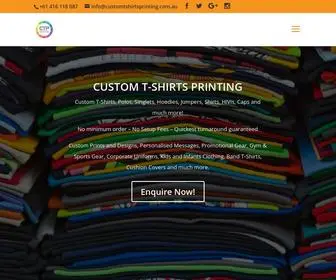 Customtshirtsprinting.com.au(Custom T) Screenshot