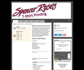 Customtshirtsutah.com(Custom T) Screenshot