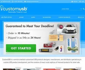 Customusb.com(Custom USB Flash Drives) Screenshot