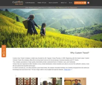 Customvietnamtravel.com(A professional company) Screenshot