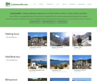 Customwalks.com(Custom Walks) Screenshot