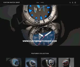 Customwatchshop.com(CUSTOM WATCH SHOP) Screenshot