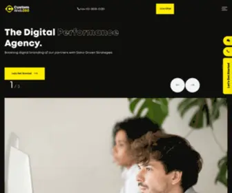 Customweb360.co.uk(Home Page) Screenshot