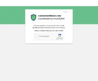 Customwebhost.com(customwebhost) Screenshot