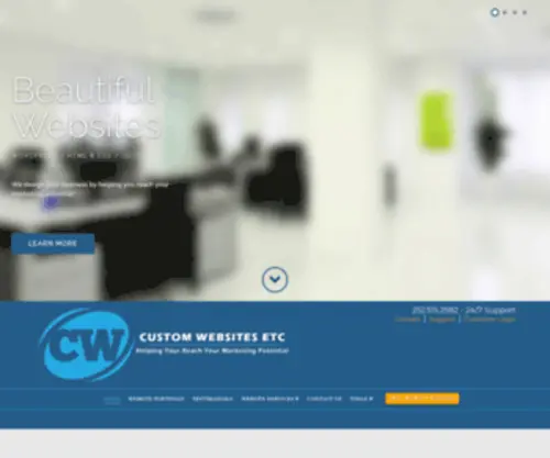 Customwebsitesetc.com(Custom Websites ETC) Screenshot