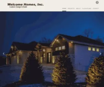 Customwelcomehomes.com(Welcome Homes) Screenshot