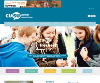 Cusu.co.uk(Cambridge University Students' Union) Screenshot