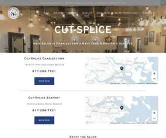 Cut-Splice.com(Boston Hair Salon) Screenshot