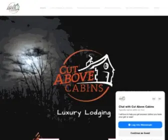 Cutabovecabins.com(CUT ABOVE CABINS) Screenshot