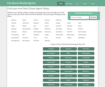 Cutaboverealtyagents.com(Find a Real Estate Agent) Screenshot