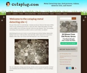 Cutaplug.com(The cutaplug metal detecting site =)) Screenshot