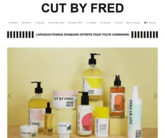 Cutbyfred.com(Découvrez les soins capillaires CUT BY FRED) Screenshot