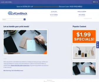 Cutcardstock.com(Discount Cardstock for DIY Invitations) Screenshot