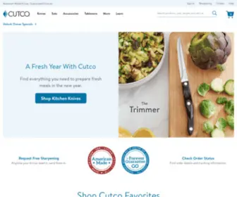 Cutco.com(International Portal) Screenshot
