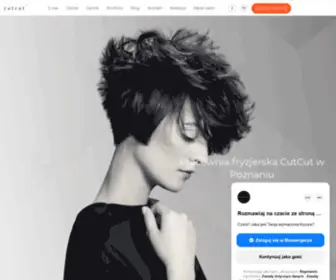 Cutcutpracownia.pl(Pracownia fryzjerska CutCut) Screenshot