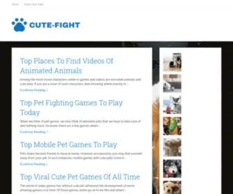 Cute-Fight.com(Cute Fight) Screenshot
