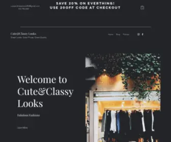 Cuteandclassylooks.com(Classy Fashionable And Pretty) Screenshot