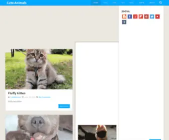 Cuteanimalsphotos.com(Cute Animals) Screenshot