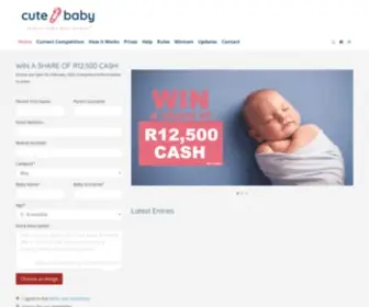 Cutebaby.co.za(Win a share of R20) Screenshot