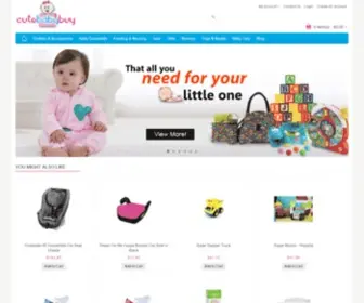 Cutebabybuy.com(Baby Products Store) Screenshot