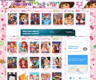 Cutebabyhazel.com(Play Dora Girl Games) Screenshot