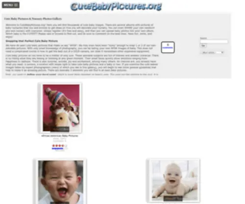 Cutebabypictures.org(Cute Baby Pictures & Nursery Photos GalleryPics)) Screenshot