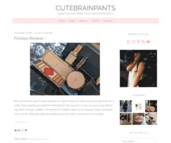 Cutebrainpants.com(Trying to go from potato lump to beautiful French fry) Screenshot