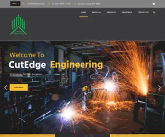 Cutedgeengineering.com(Leading Manufacturer of Industrial Filtration Solutions) Screenshot