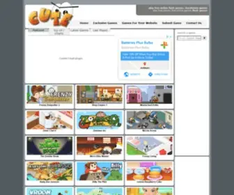 Cuteflashgames.com(Cute Flash Games) Screenshot