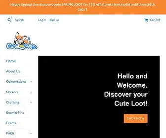 Cutelootarts.com(Cute Loot Arts Online Shop) Screenshot