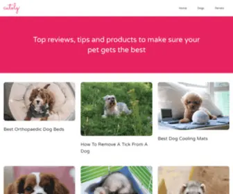 Cutely.co.uk(Top reviews) Screenshot