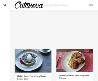 Cutenova.com(Everyday Cooking Recipes) Screenshot