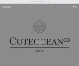 Cuteocean.com(Create an Ecommerce Website and Sell Online) Screenshot