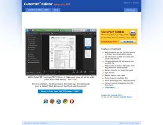 Cutepdf-Editor.com(Edit PDF files with CutePDF Editor) Screenshot