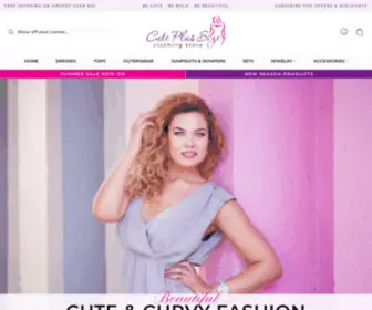 Cuteplussizeclothing.com(Cute Plus Size Clothing Store) Screenshot