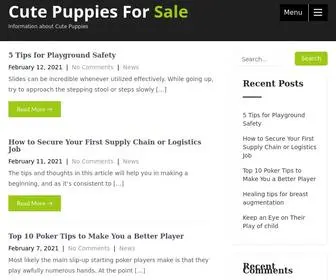 Cutepuppiesforsale.net(Cute Puppies For Sale) Screenshot