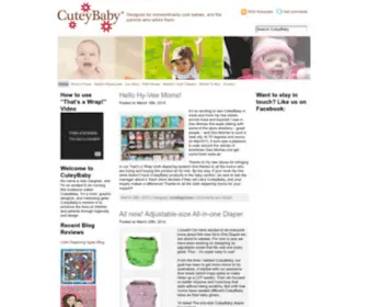 Cuteybaby.com(Fun design for cute babies) Screenshot