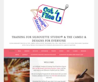 Cutfiles4U.com(Training for Silhouette Studio® & the CAMEO & Designs for Everyone) Screenshot