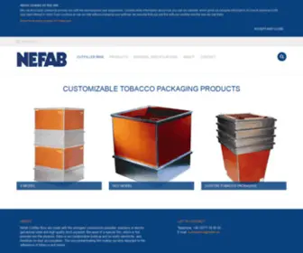 Cutfillerbins.com(Cutfiller Bins Packaging for the Tobacco Industry) Screenshot