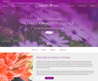 Cutflora.com(M&M Cut Flora) Screenshot