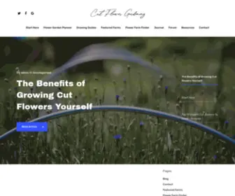 Cutflowergardening.com(Cut Flower Gardening) Screenshot