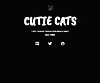 Cutiecatsnft.com(Cutie Cats) Screenshot