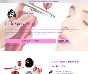 Cutiespraybrush.com(Cutiespraybrush) Screenshot