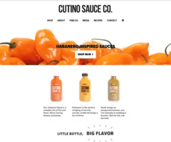 Cutinosauce.com(Cutino Sauce Co) Screenshot
