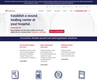 Cutiscareusa.com(Wound Care Management & Hyperbaric Solutions) Screenshot